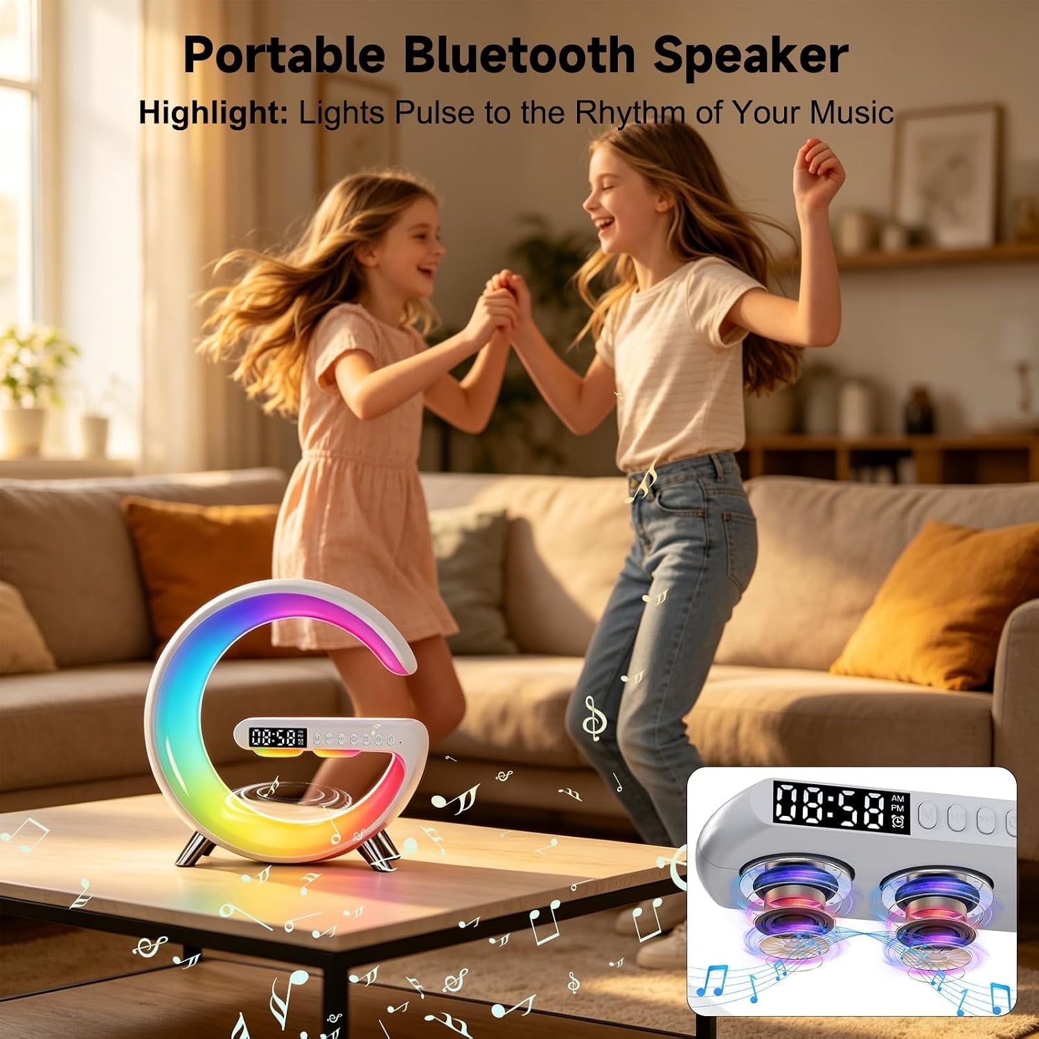4-in-1-smart-led-table-lamp-alarm-clock-wireless-charger-night-light-bluetooth-speaker-with-app-control-bedside-lamp-for-bedroom-office-home-decor-family-girls-boys-birthday-festival-gifts