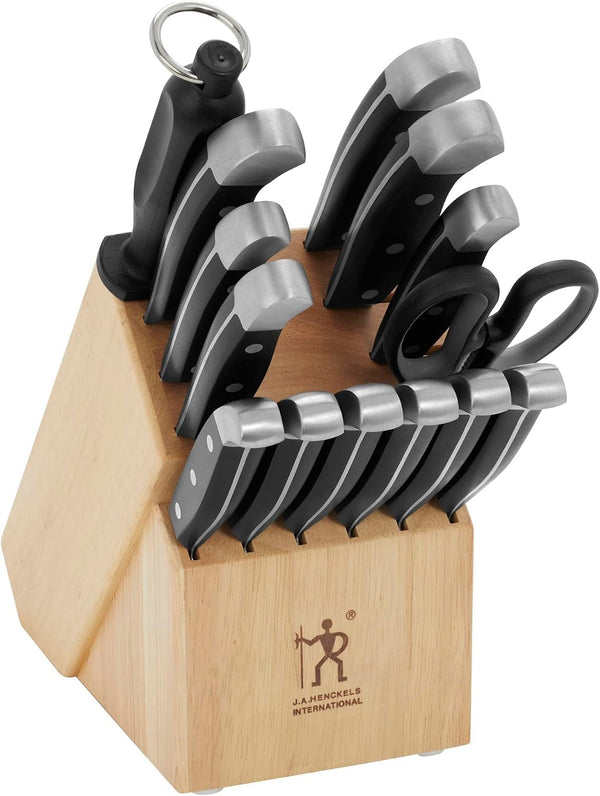 Henckels Statement 15-Pc Knife Block Set, Razor-Sharp, German Engineered | Informed by 100+ Years of Mastery. Dishwasher Safe, Comfortable Grip Ideal for Everyday Cooking. High Quality Stainless Steel5