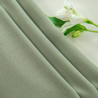 Rectangle Slubby Textured Tablecloth Waterproof Spillproof Wrinkle Free Table Cloth, Kitchen Dining Room Decoration, Fabric Table Cover for Holiday Party Dinner, 52 X 70 Inch, Sage Green8
