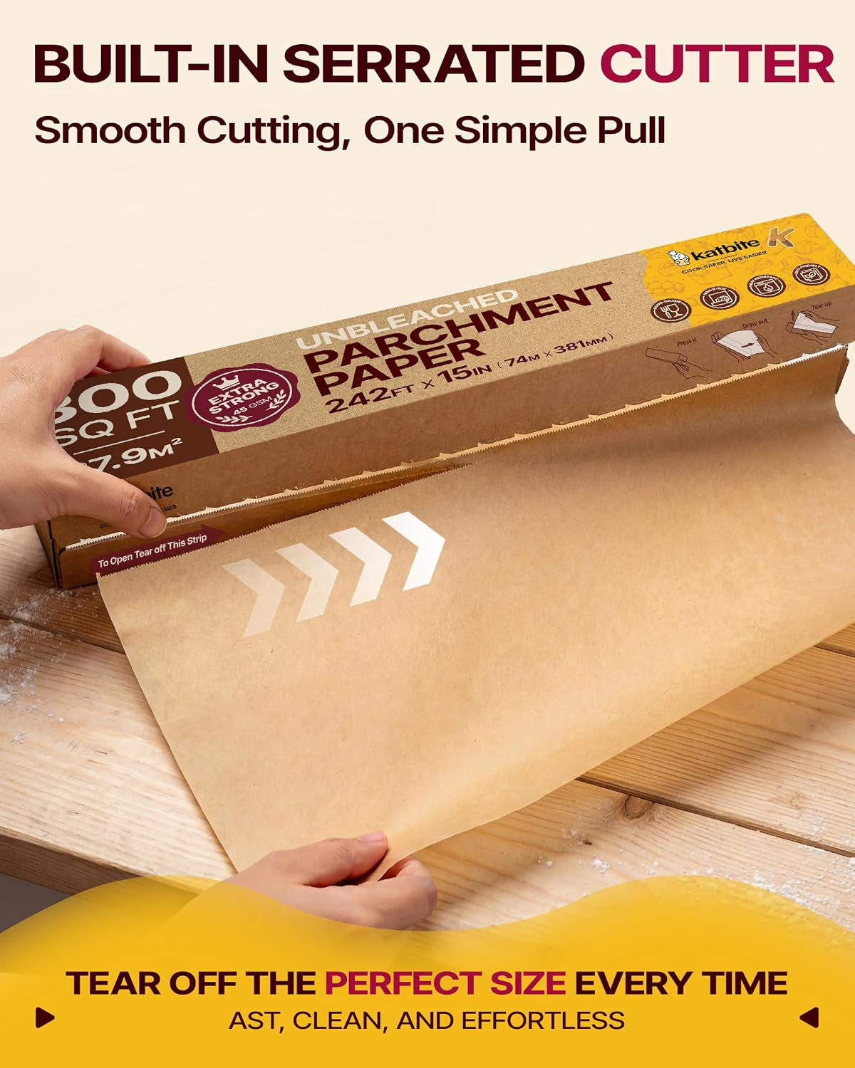 unbleached-parchment-paper-roll-15in-x-242ft-300-sq-ft-non-stick-with-serrated-cutter-for-baking-cooking-air-fryer-heavy-duty-non-stick-baking-paper-with-a-serrated-cutter-for-baking-cooking-and-air-frying