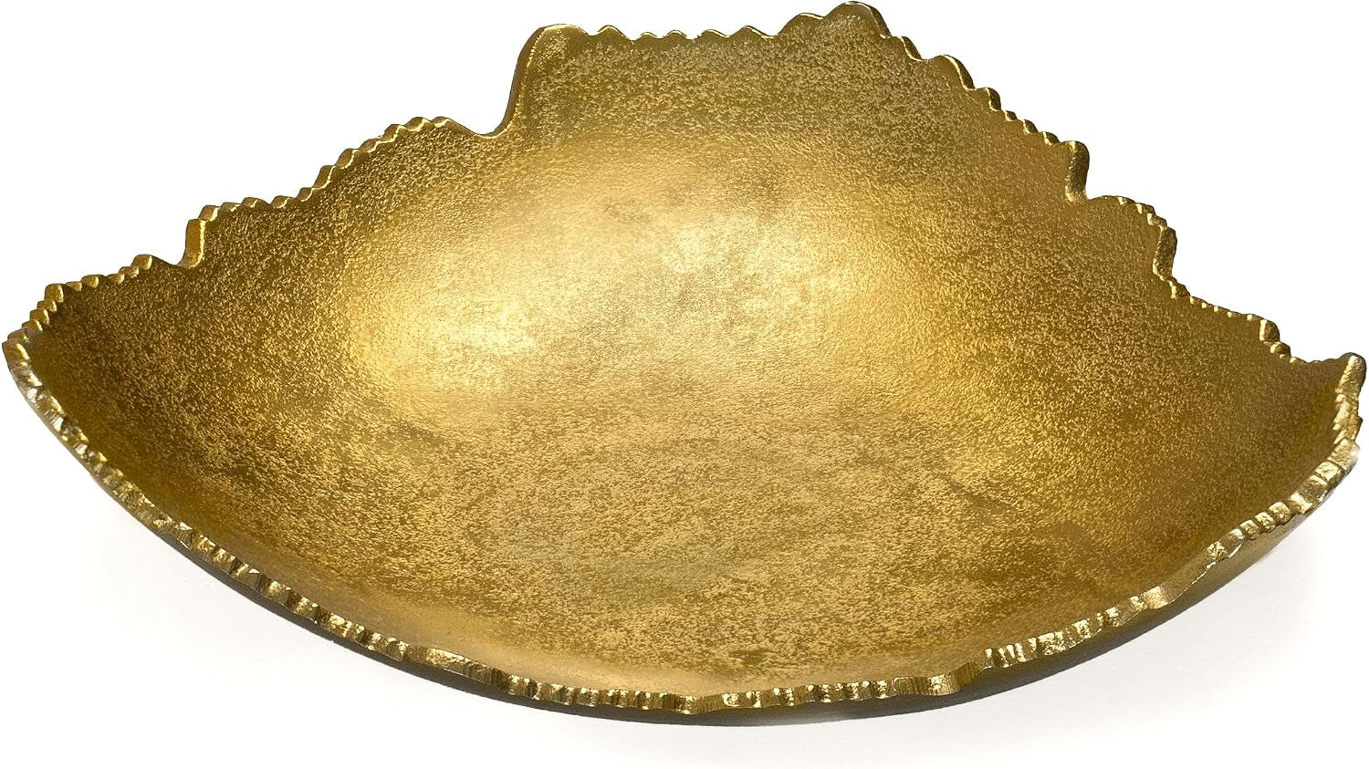 12-decorative-antique-golden-allure-torn-metal-centerpiece-bowl-with-sculpted-edges