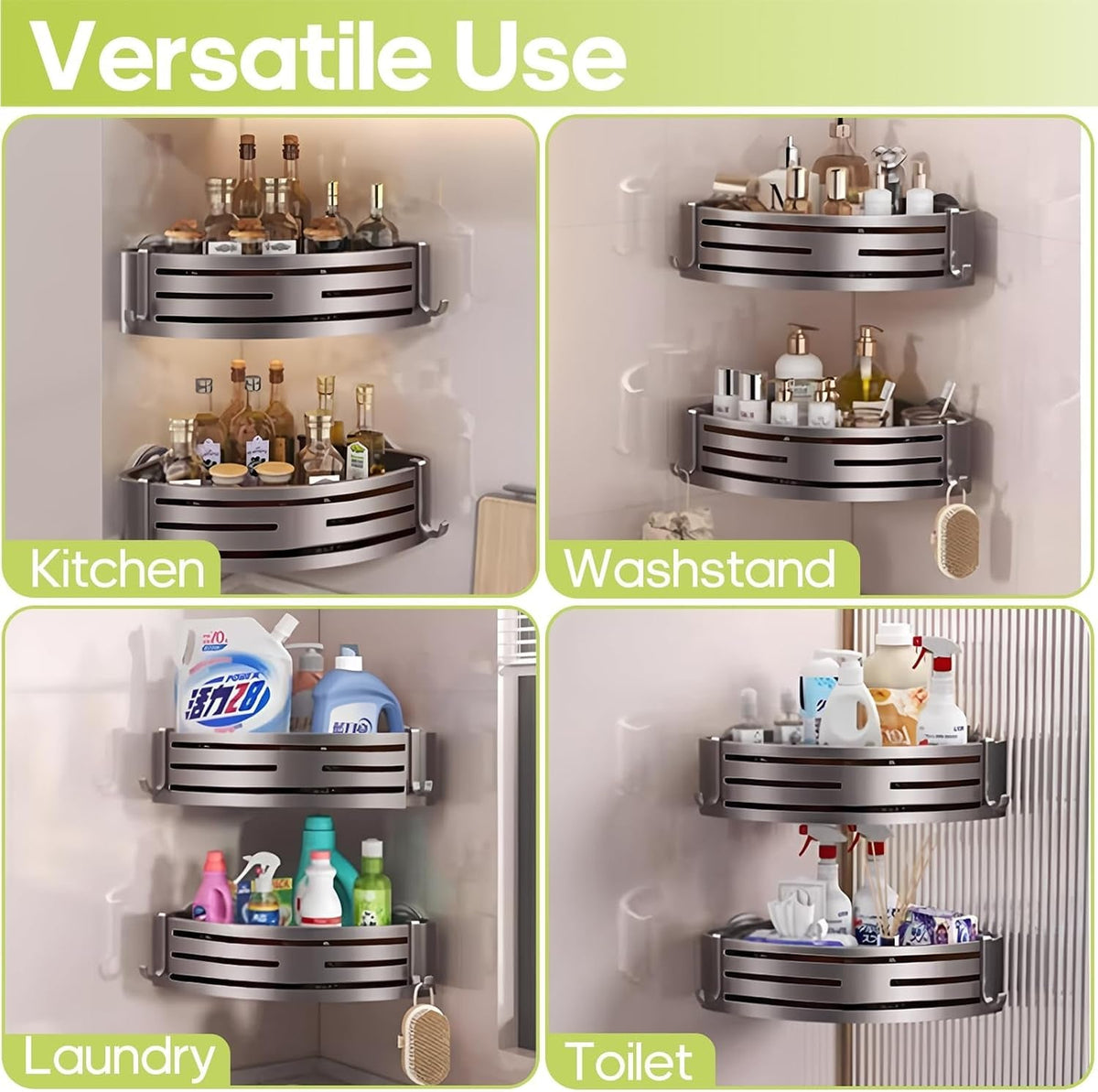 corner-shower-caddy-suction-cup-shower-shelves-with-hooks-no-drilling-powerful-suction-bathroom-organizers-and-storage-removable-waterproof-rustproof-shower-bathroom-accessories-decorgrey-1pack
