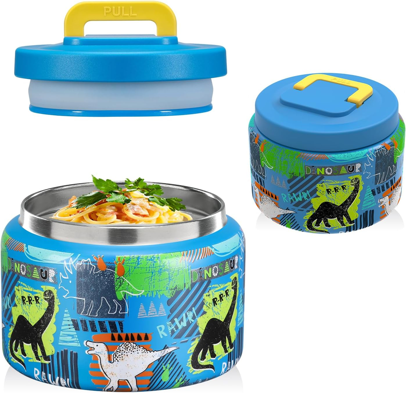 8-oz-thermo-food-jar-for-hot-cold-food-for-kids-insulated-lunch-containers-hot-food-jar-leak-proof-vacuum-stainless-steel-wide-mouth-lunch-soup-thermo-for-school-blue-dinosaur