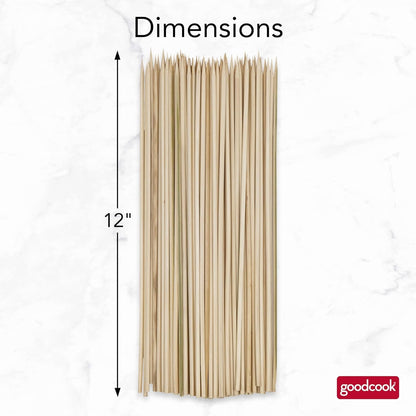 Everyday 12-Inch Bamboo Skewers, 100-Count, Wooden Skewers for Grilling, Shish Kabob, BBQ, and Kebabs, Durable Single-Point Ends, Versatile Skewer Sticks for Cooking and Crafts5