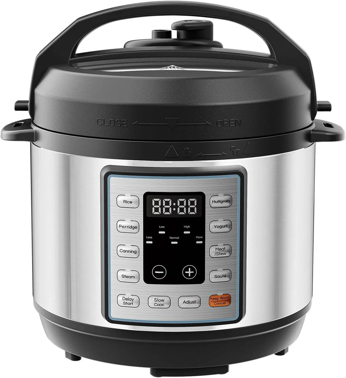 10-in-1-electric-pressure-cooker-3-quart-multi-cooker-for-rice-stew-and-steam-small-programmable-stainless-steel-pot-with-slow-cook-function-and-ceramic-inner-pot