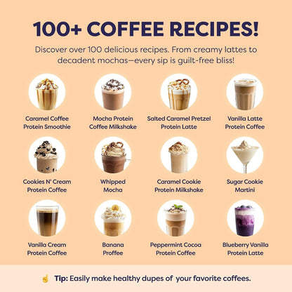 Protein Coffee for Cold Brew & Iced Coffee, Caramel Latte | 10G Whey Protein, 100% Natural Cold Brew, Zero Artificial Flavors & Sweeteners, 80Mg Caffeine, No Added Sugar8