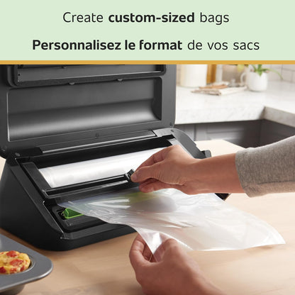 Foodsaver Custom Length Vacuum Sealer Bags Multipack, 5 Count Rolls for Airtight Food Storage and Sous Vide - Compatible with Foodsaver, 8 (2 Pack) and 11 (3 Pack)4