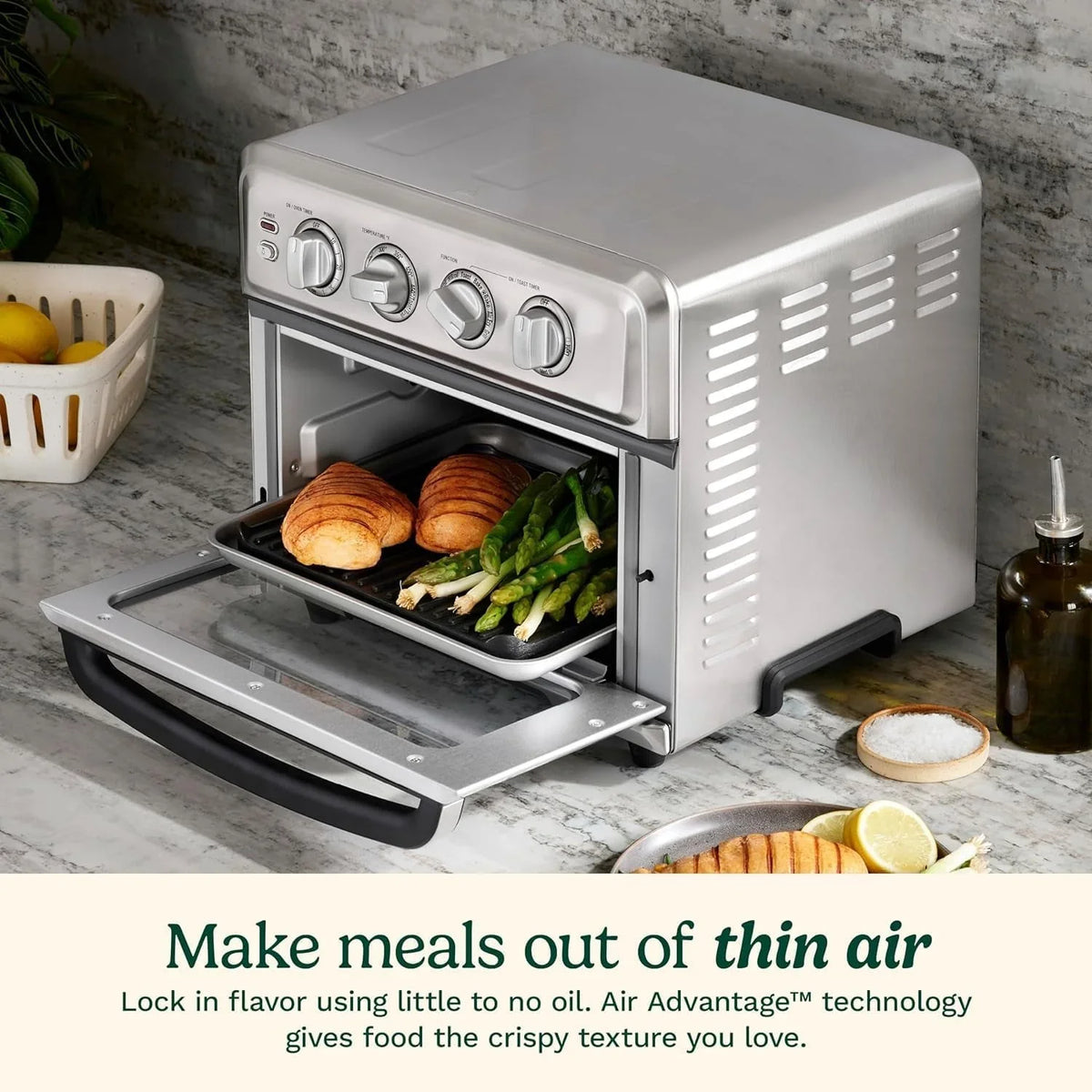 air-fryer-toaster-oven-1800w-8-in-1-with-air-fry-convection-broil-warm-0-6-cubic-feet-60-minute-timer-toa-70nas-stainless-steel-1800w-power-0-6-cu-ft-capacity-convection-broil-and-warm-modes-60-minute-timer