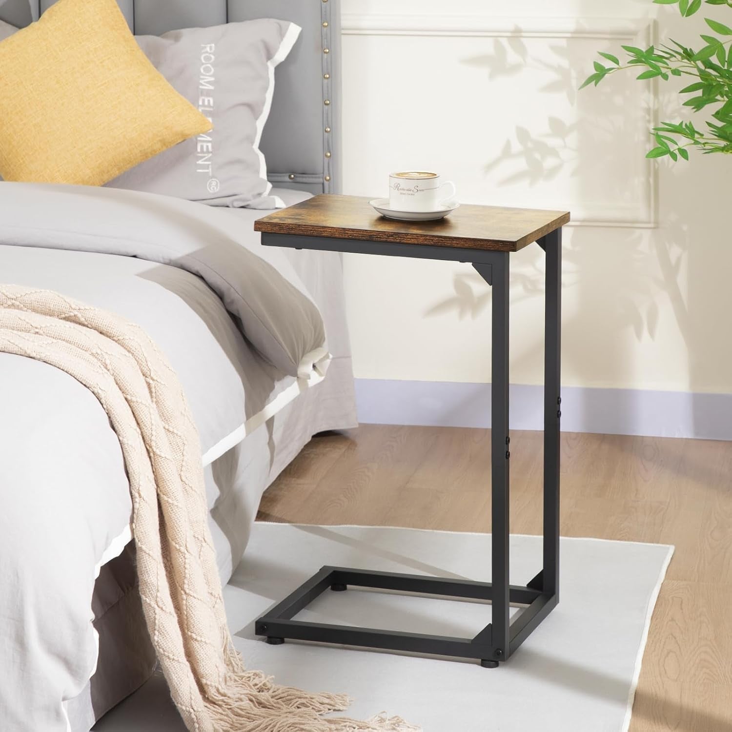c-shaped-end-table-set-of-2-couch-side-table-that-slide-under-tv-trays-for-eating-on-couch-narrow-small-space-side-tables-for-living-room-bedroom-rustic-brown