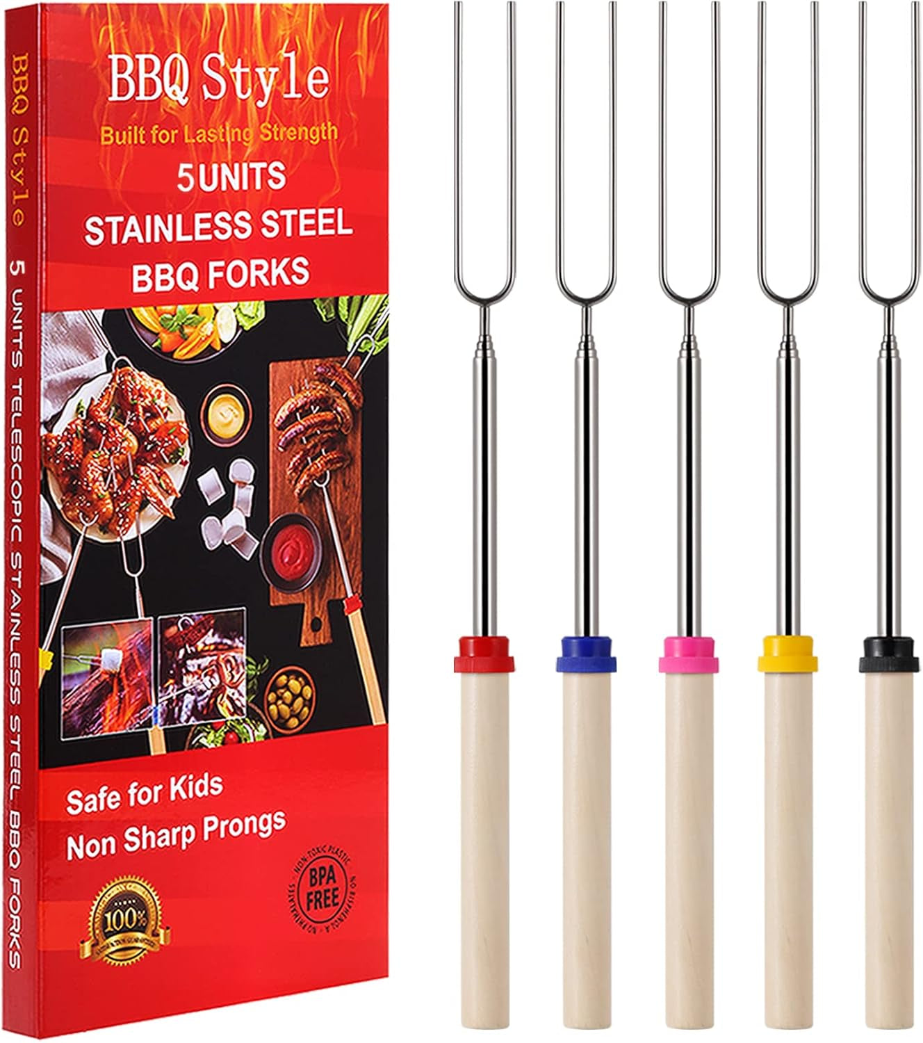 marshmallow-roasting-sticks-telescoping-smores-sticks-for-open-fire-pit-32-inch-long-marshmallow-toasting-barbecue-forks-s-mores-skewers-for-campfire-camping-hotdog-hot-dog-bonfire-grill-5-pack