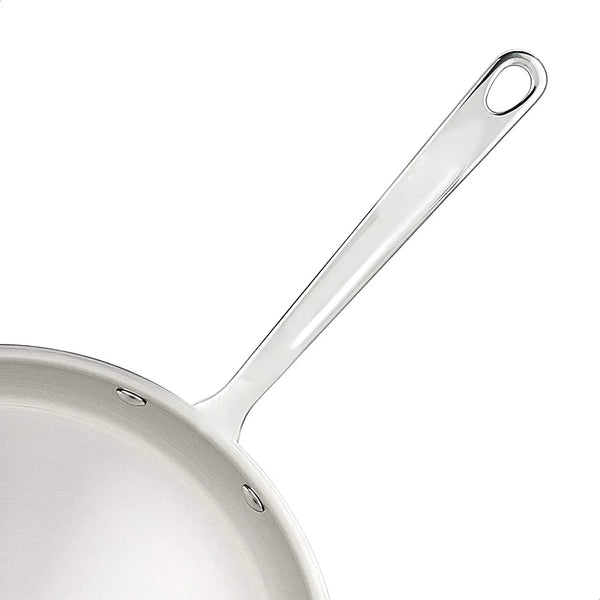 Tri-Ply Stainless Steel Fry Pan, 12 Inch, Silver, Evenly Distributes Heat, Sturdy Handle4