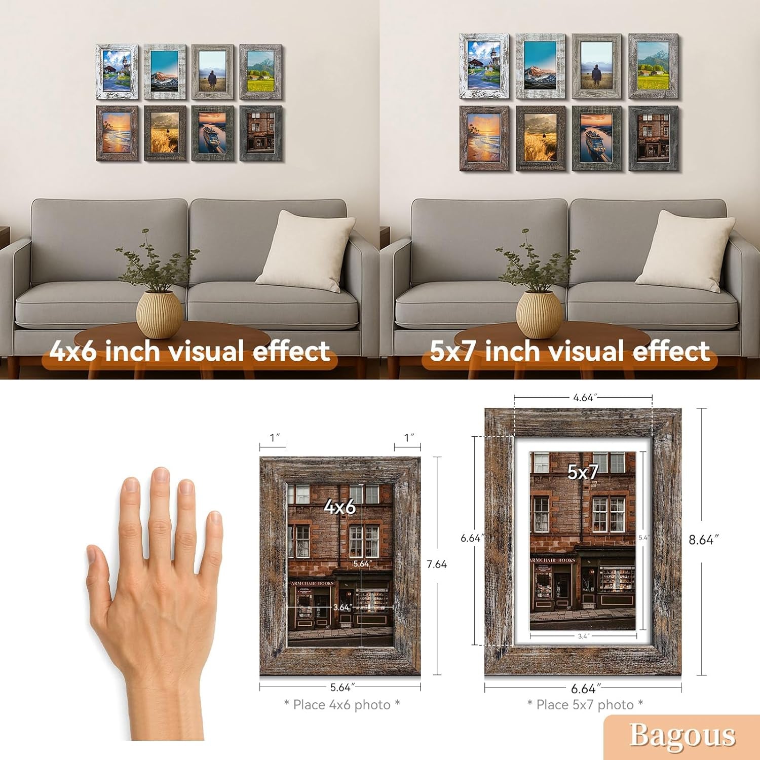 5x7-picture-frames-set-of-8-vintage-rustic-farmhouse-industrial-style-photo-frames-high-definition-real-glass-for-tabletop-or-wall-hanging