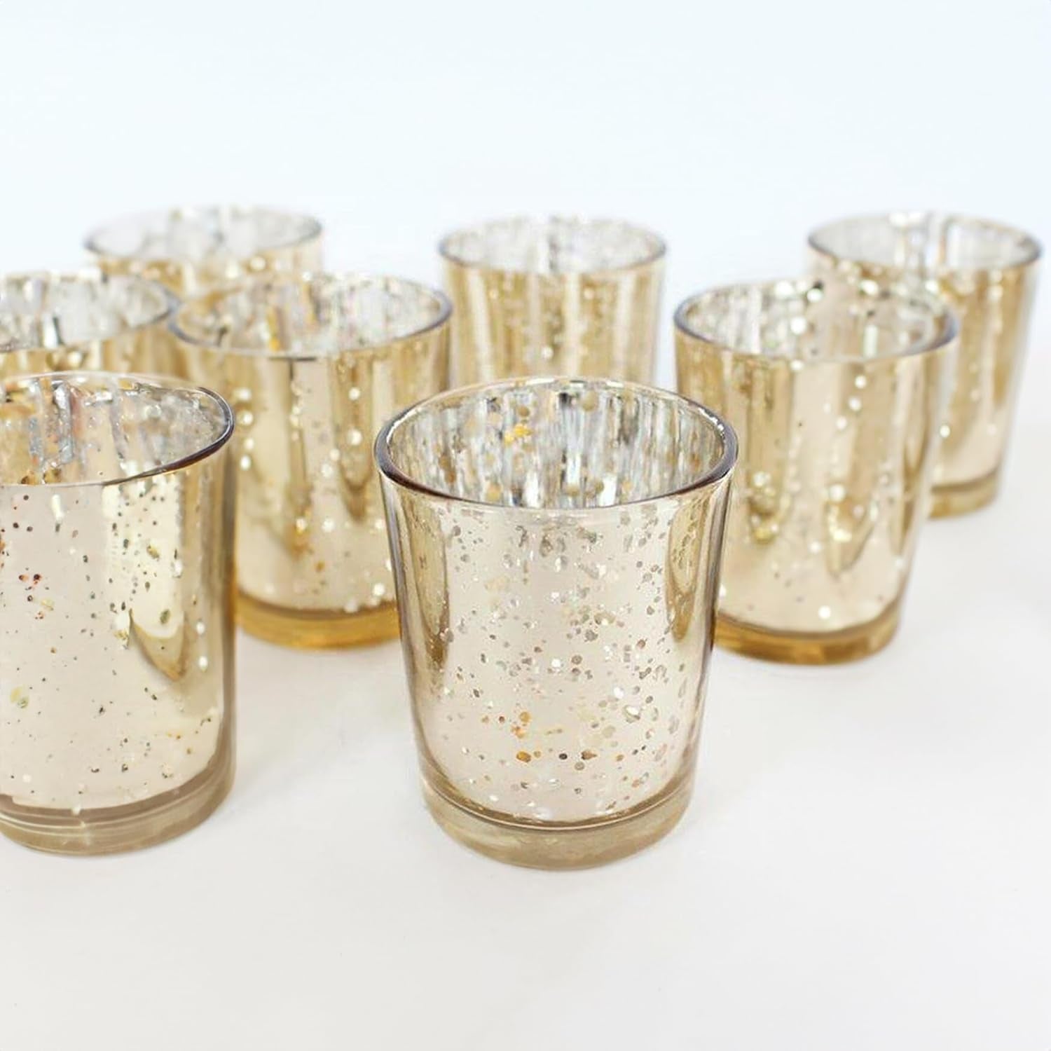 wgv-gold-speckled-tea-light-votive-candle-holder-2-2x2-75-small-tiny-utility-cylinder-mercury-glass-vase-home-accent-decor-6-pieces