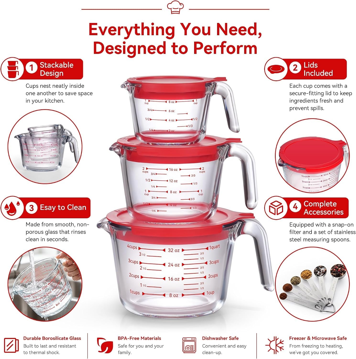 10-pack-glass-measuring-cup-set-with-lids-stackable-handled-liquid-cups-in-1-2-4-cup-sizes-comes-with-6-size-measuring-spoons-and-strainer-kitchen-nesting-baking-measuring-tools