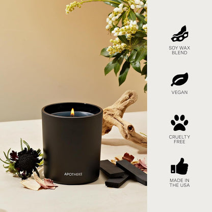 Apotheke Signature Scented Candles for Home, Charcoal - 10.5 Oz7