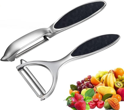 Vegetable Peeler, Stainless Steel Multi-Function Potato Fruit Peeler Set, Y & I Shape Swivel Blades Kitchen Household Peeling Tools1
