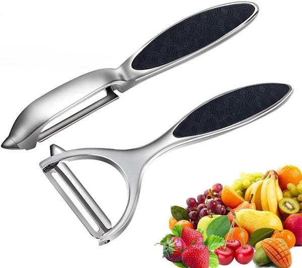 Vegetable Peeler, Stainless Steel Multi-Function Potato Fruit Peeler Set, Y & I Shape Swivel Blades Kitchen Household Peeling Tools1