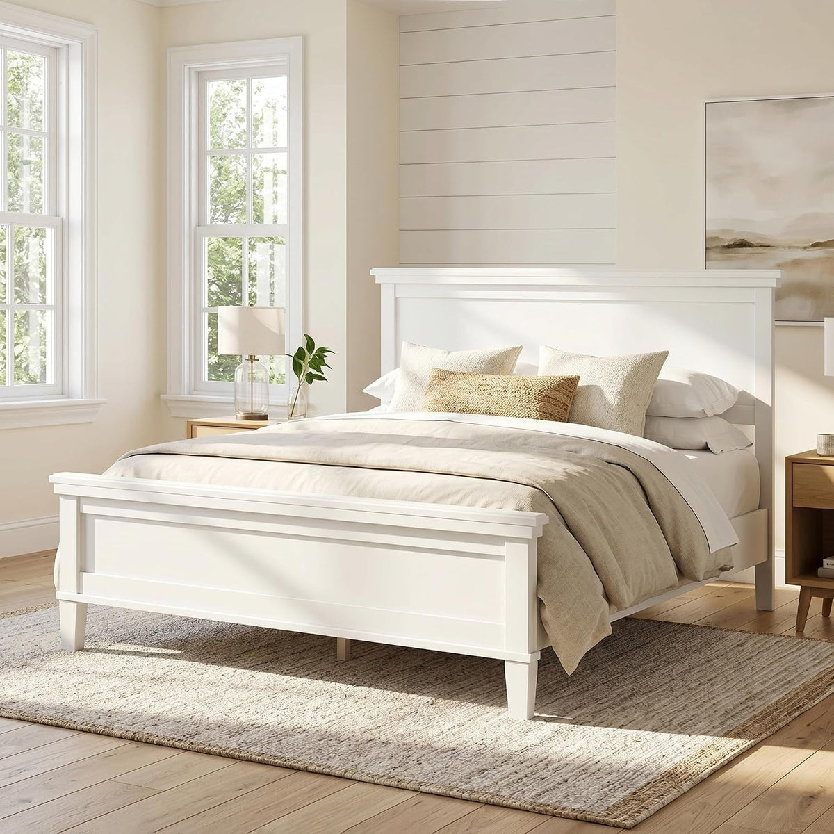 queen-size-platform-bed-mid-century-wooden-bed-frame-with-headboard-and-tapered-legs-for-bedroom-wood-slat-support-no-box-spring-needed-easy-assembly-white
