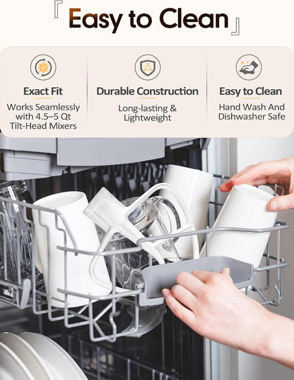 Coated Flat Beater Replacement for Kitchenaid 4.5-5Qt Tilt-Head Stand Mixer4