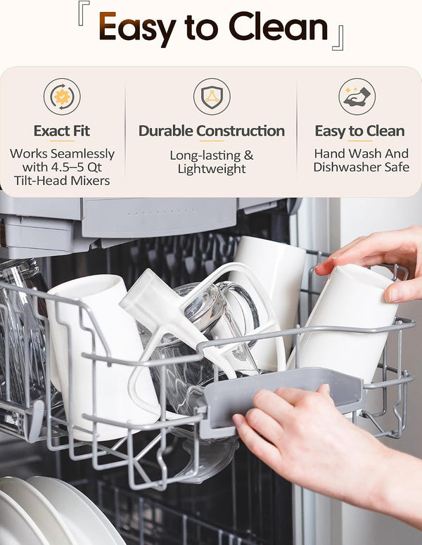 Coated Flat Beater Replacement for Kitchenaid 4.5-5Qt Tilt-Head Stand Mixer4