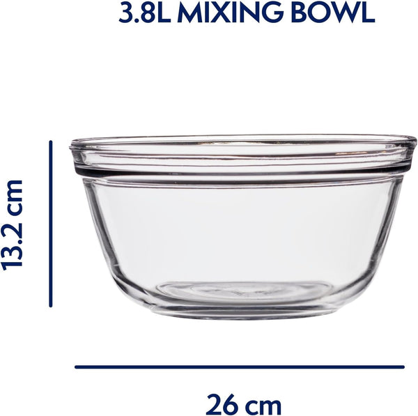 Glass Mixing Bowl, 4-Quart6