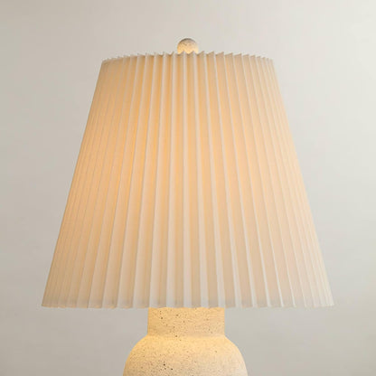 Pre-Assembled Edie Large Ivory Pleated Lamp Shade 10X17X14.75 (Spider) | 10" Top X 17" Bottom X 14.5" High X 14.75" Slant Replacement for Table + Floor Lamps White Bell round Harp + Finial1
