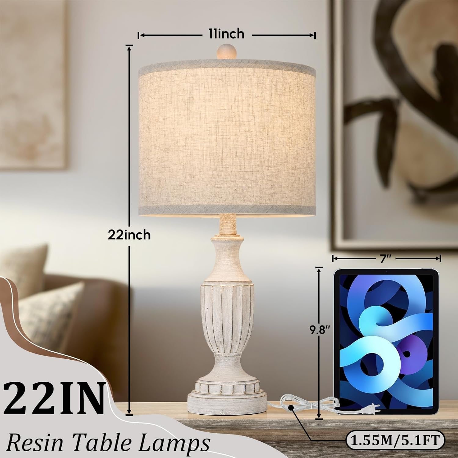 22-farmhouse-resin-table-lamps-set-of-2-rustic-nightstand-lamps