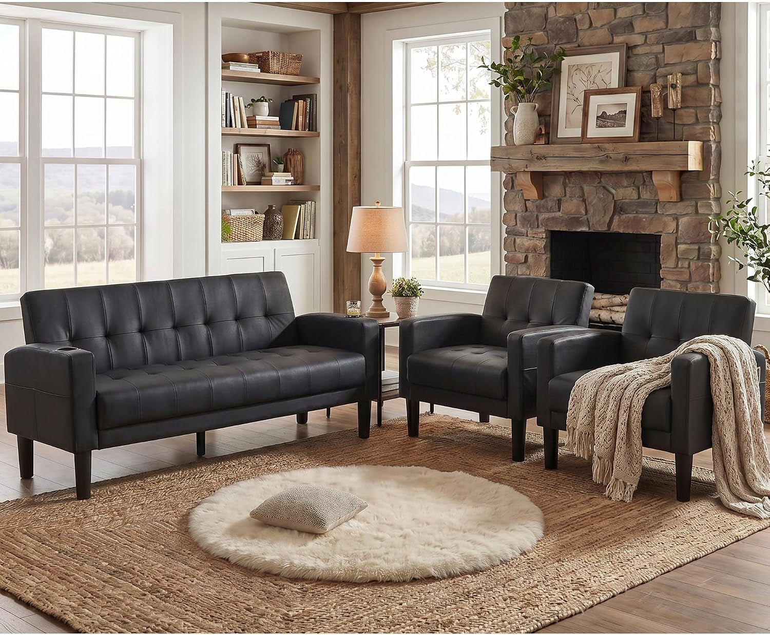 62-w-leather-loveseat-and-2-chairs-living-room-sets-w-charging-station