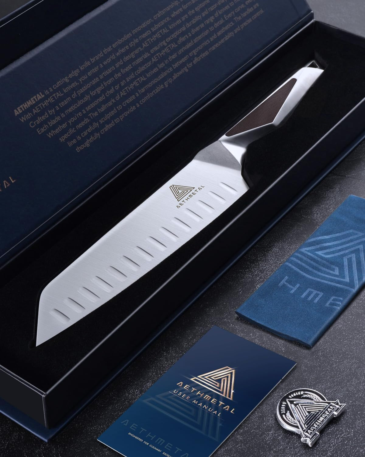 7-inch-santoku-knife-full-tang-kitchen-knife-with-hollow-ground-blade-high-carbon-stainless-steel-chef-knife-for-meat-vegetables-fruits-ergonomic-metal-handle-premium-gift-box