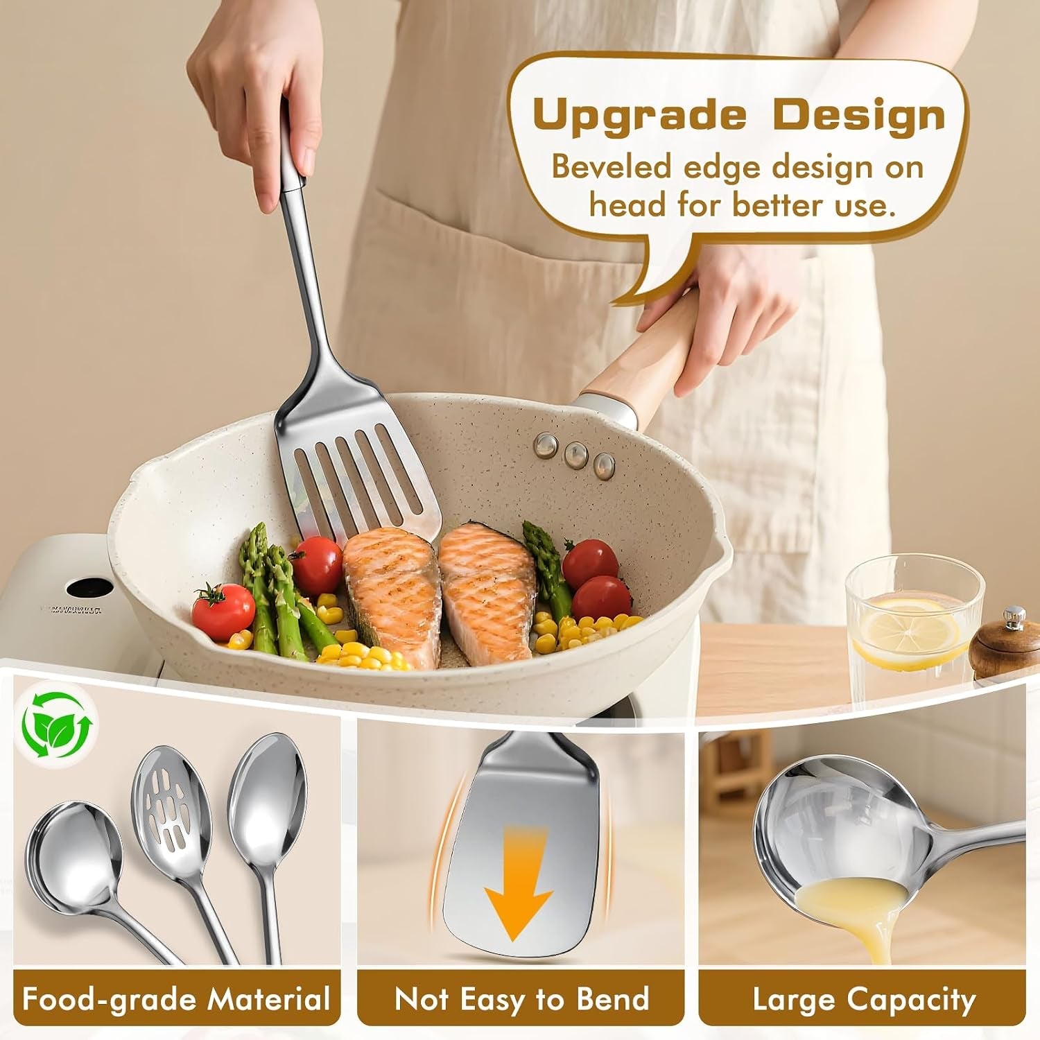 9-pcs-cooking-utensils-set-stainless-steel-kitchen-utensils-heat-resistant-metal-kitchen-tools-include-solid-slotted-spatula-serving-spoon-ladle-pasta-server-potato-maseher-egg-whisk-silver