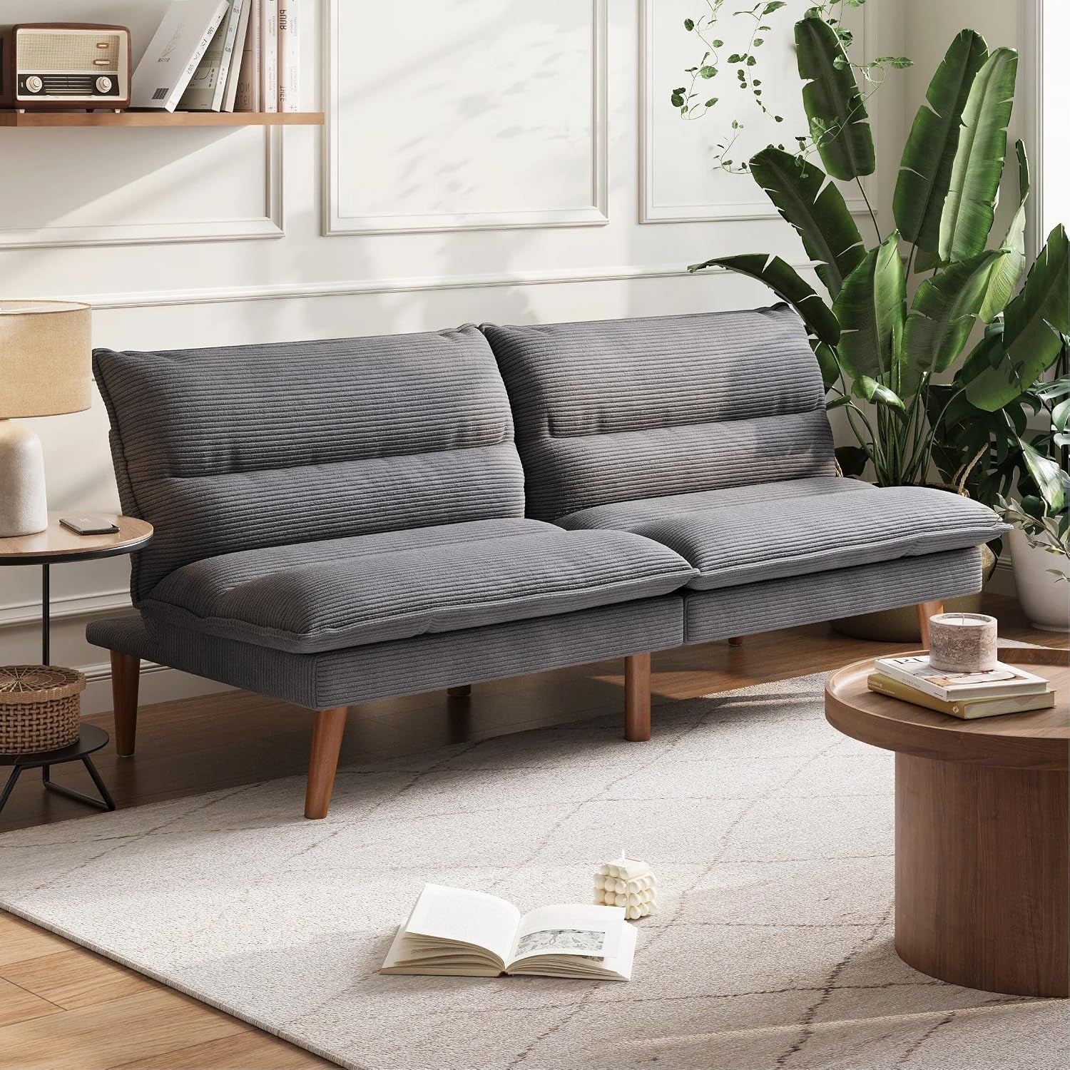 66-futon-sofa-bed-corduroy-futon-couch-with-3-position-adjustable-backrest-convertible-sofa-bed-loveseat-small-couches-for-small-spaces-living-room-office-guest-room-grey
