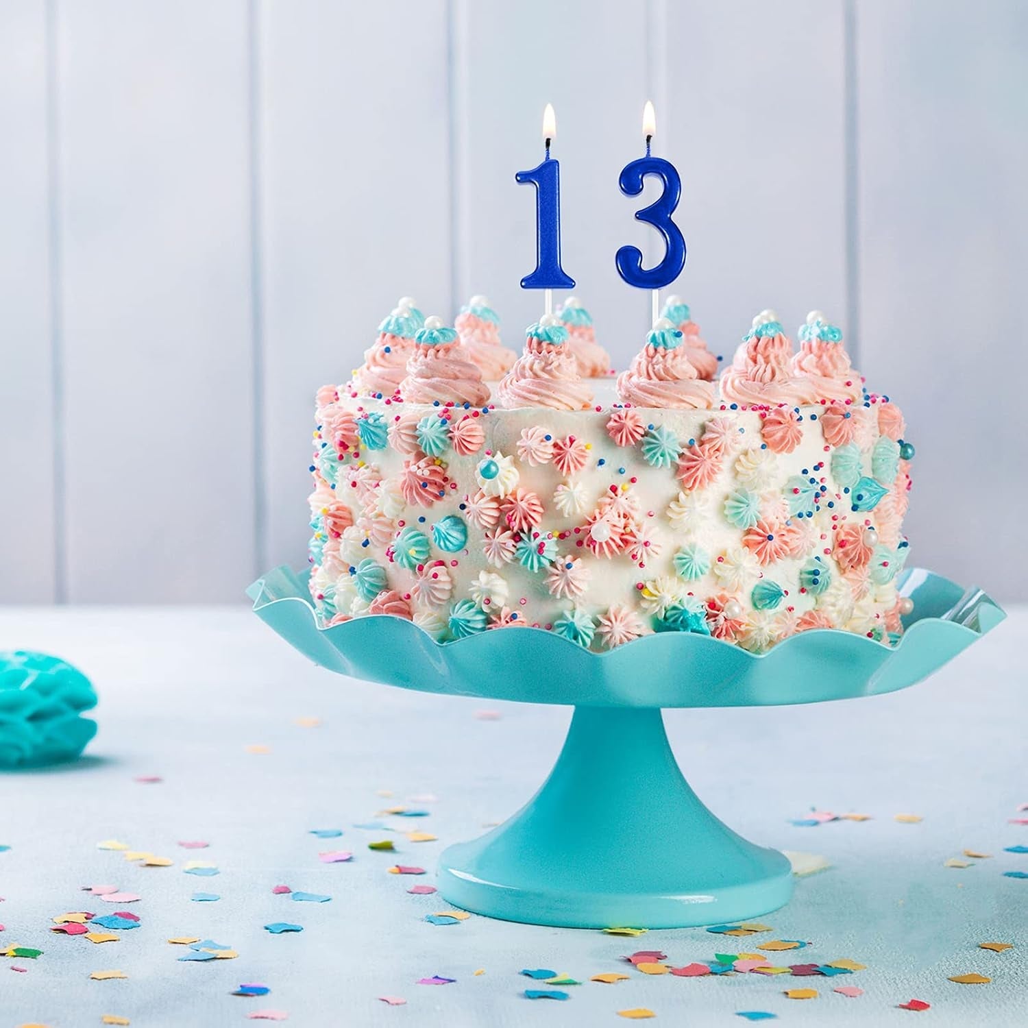 13-birthday-candle-numeral-candles-blue-cake-topper