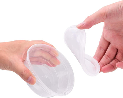 [8Oz-40 Sets Plastic Containers with Airtight Lids, Food Storage Containers, Deli, Slime, Soup, Meal Prep Containers | BPA Free | Stackable | Leakproof | Microwave/Dishwasher/Freezer Safe5