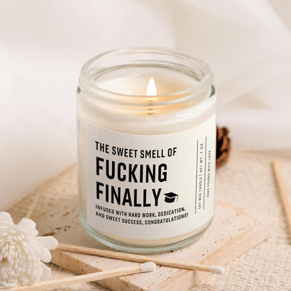 Funny Graduation Gift for Her Him, Graduation Candle for Women Men4