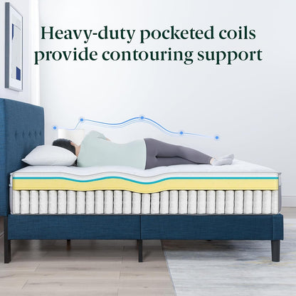 13 Inch Queen Cool Support Hybrid Mattress, Medium Firm Feel2