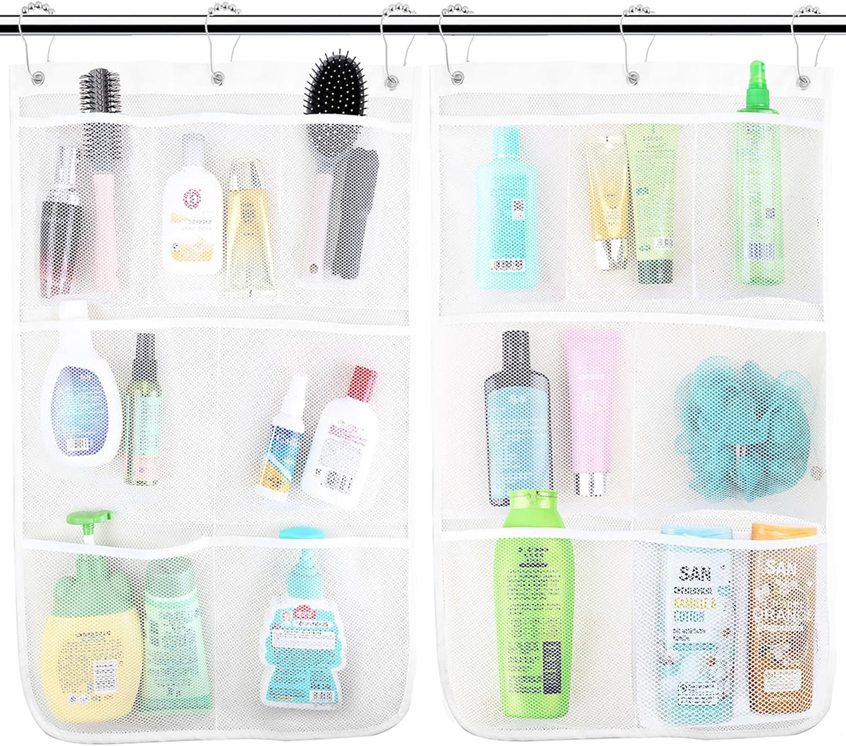 2-pack-hanging-mesh-shower-caddy-7-pockets-quick-dry-shower-organizer