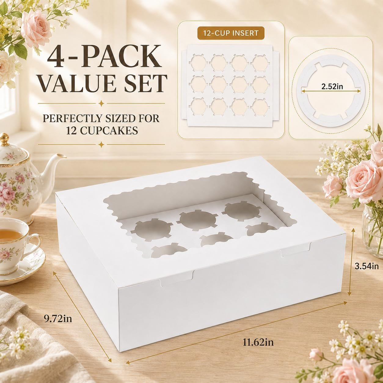 12-count-cupcake-boxes-4pcs-cupcake-container-with-window-and-inserts-cupcake-holder-boxes-holding-48-pastry-box-for-birthday-holiday-party-bakery-supplies-for-cupcakes-desserts-white