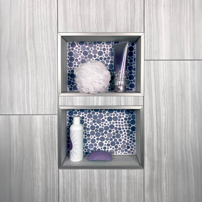 Noble 314 Preformed 12" X 20" ID Shower Niche, Tub, Caddy, Modern Bathroom Storage Solution, Adjustable Shelf, Water-Resistant, Easy Install Ideal for Toiletries Shampoo Shower Accessories2