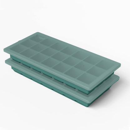 Ice Cube Tray with Lids, Small Silicone Molds for Cocktails & Drinks | BPA Free Silicone, Flexible Easy Release, Set of 2, Lids Included, for Beverages Coffee & Craft Cocktails3