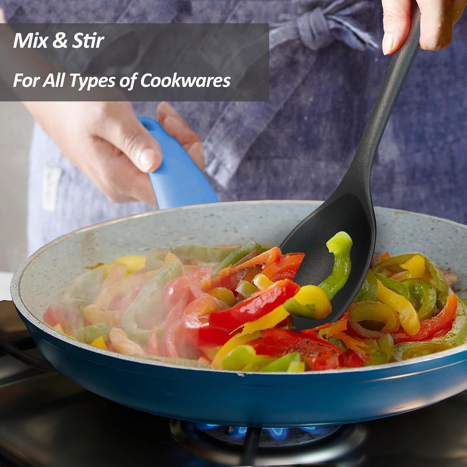silicone-spoons-for-cooking-extra-large-solid-slotted-set-black