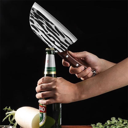 Meat Cleaver,Cleaver Knife Forged Slicing Knife Kitchen Sharp Ladies Lightweight Meat Cleaver Stainless Steel Thin Blade Forged Knife4