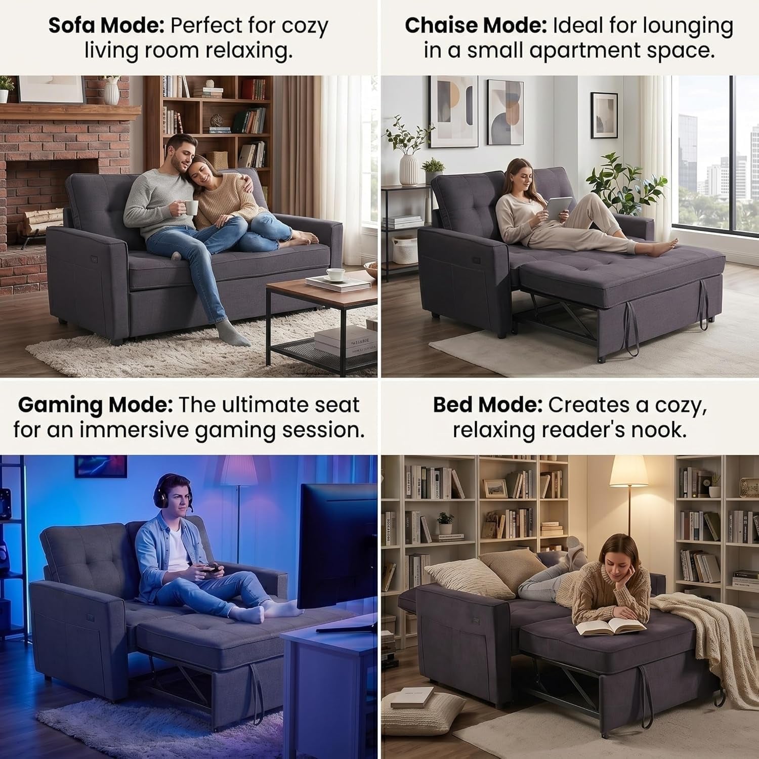3-in-1-convertible-sofa-bed-53-modern-loveseat-sleeper-sofa-with-usb-port-storage-pockets-pull-out-couch-with-reclining-backrest-futon-bed-for-small-spaces-living-room-gray