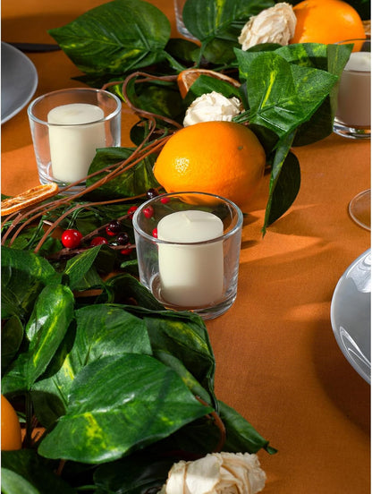 Ivory Votive Candles Set of 36 Unscented Smokeless 15 Hour in Votive Holder7