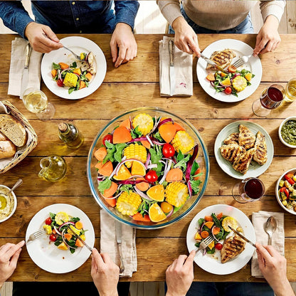 6 QT Large Glass Mixing Bowl with Lid for Sourdough7