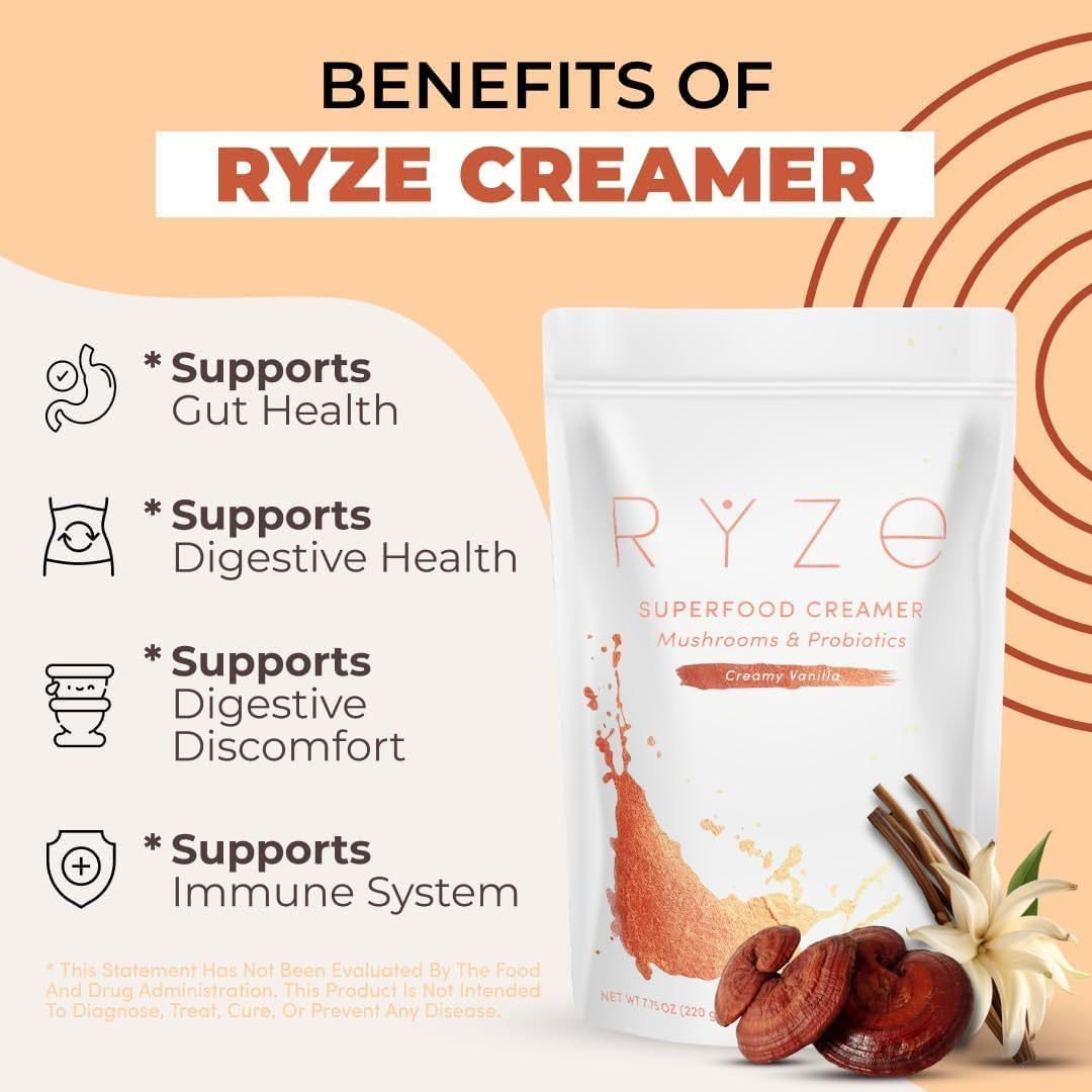 ryze-n-shine-bundle-mushroom-coffee-probiotic-creamer-30-servings-medium-roast-6-organic-adaptogenic-mushrooms-like-lions-mane-turkey-tail-cordyceps-supports-energy-focus-gut-health