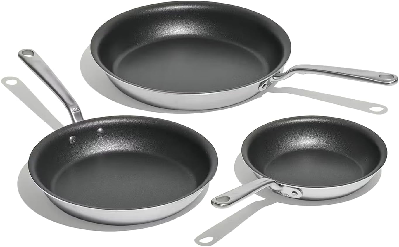 made-in-cookware-procoat-non-stick-3-piece-frying-pan-set-includes-8-10-12-5-ply-stainless-clad-professional-cookware-crafted-in-italy-induction-compatible-graphite