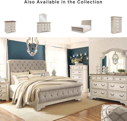 Signature Design by Ashley Realyn Upholstered King Sleigh Bed9