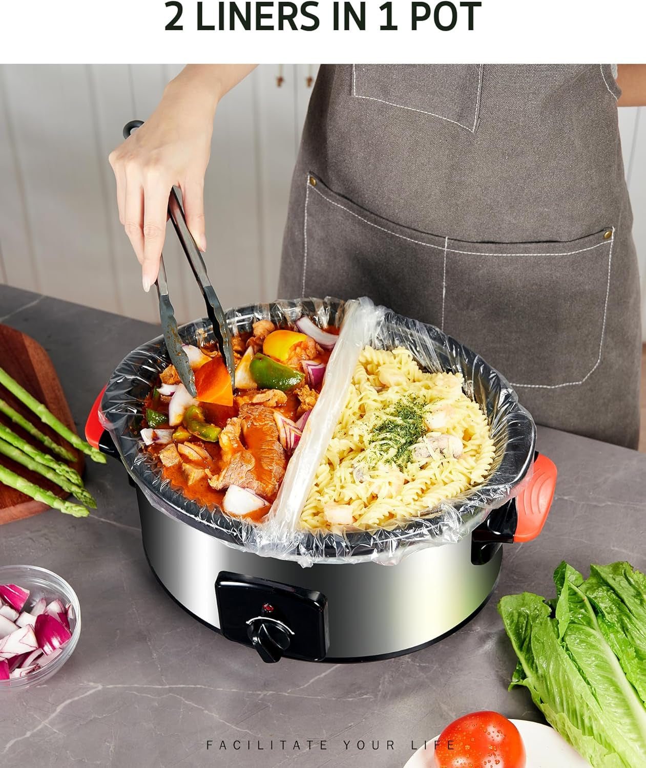 30-slow-cooker-liners-extra-large-14x-22-fit-6qt-to-10qt-pots-bpa-free-heat-resistant-up-to-400-f-durable-nylon-blend-high-tenacity-100-leak-proof-disposable-liners-easy-cleanup