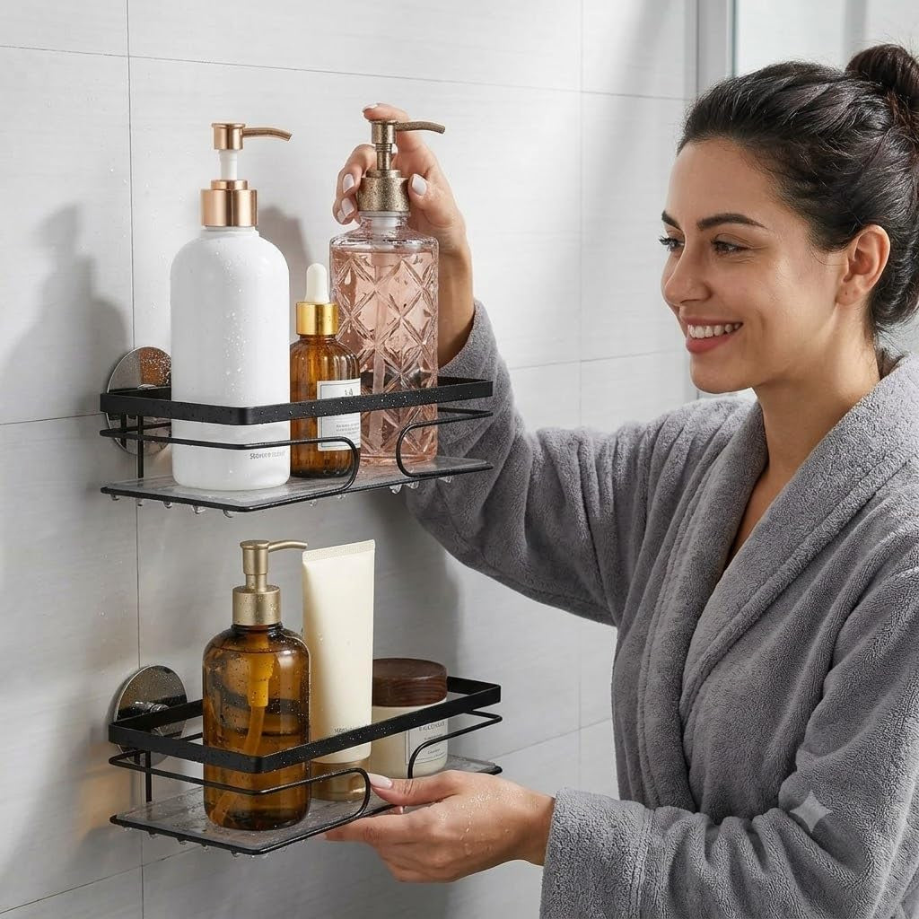2-pack-adhesive-shower-caddy-no-drill-metal-corner-shower-shelves
