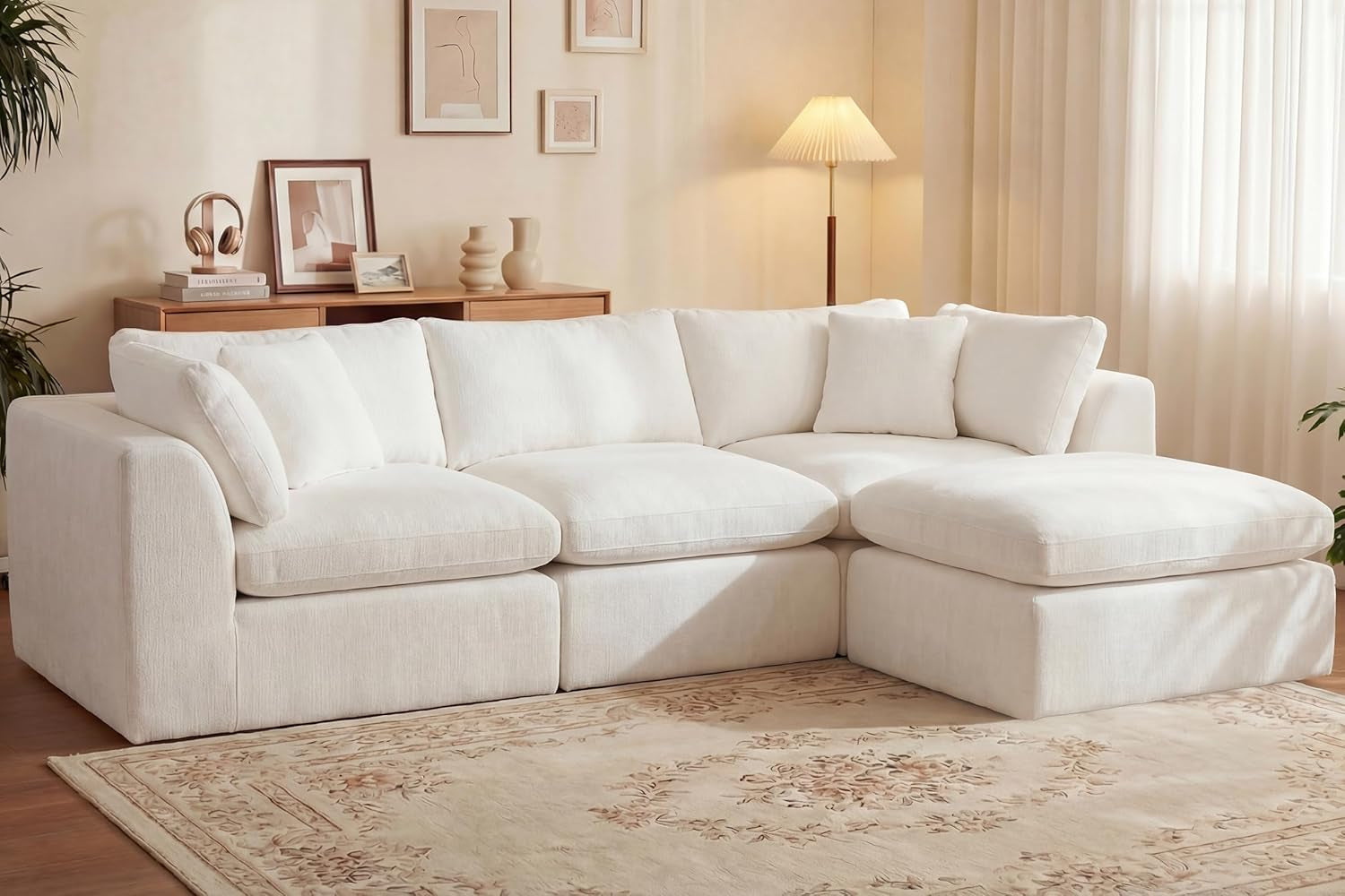 110-oversized-boneless-cloud-couch-for-living-room-modern-big-sectional-compressed-l-shape-couch-with-ottoman-comfy-chenille-deep-seat-memory-foam-spineless-4-seater-sofa-beige